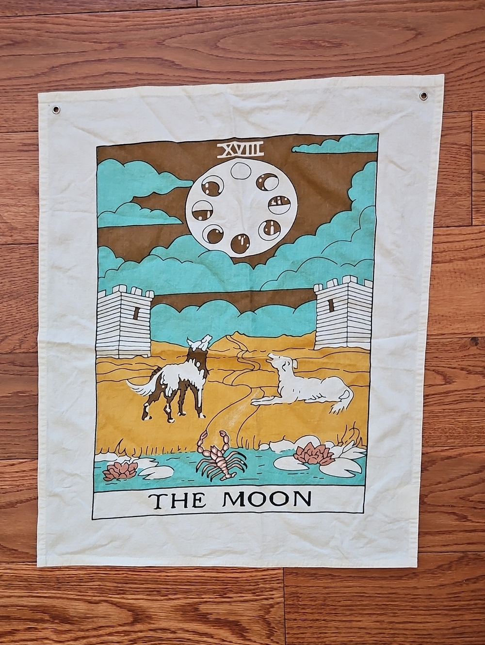 Unbranded The Moon Tarot Wall Tapestry